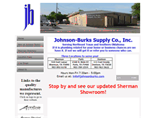Tablet Screenshot of johnsonburks.com